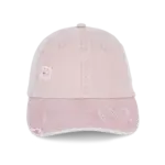 Ecologische uniseks pet met verwassen look, washed petal rose — productfoto 7