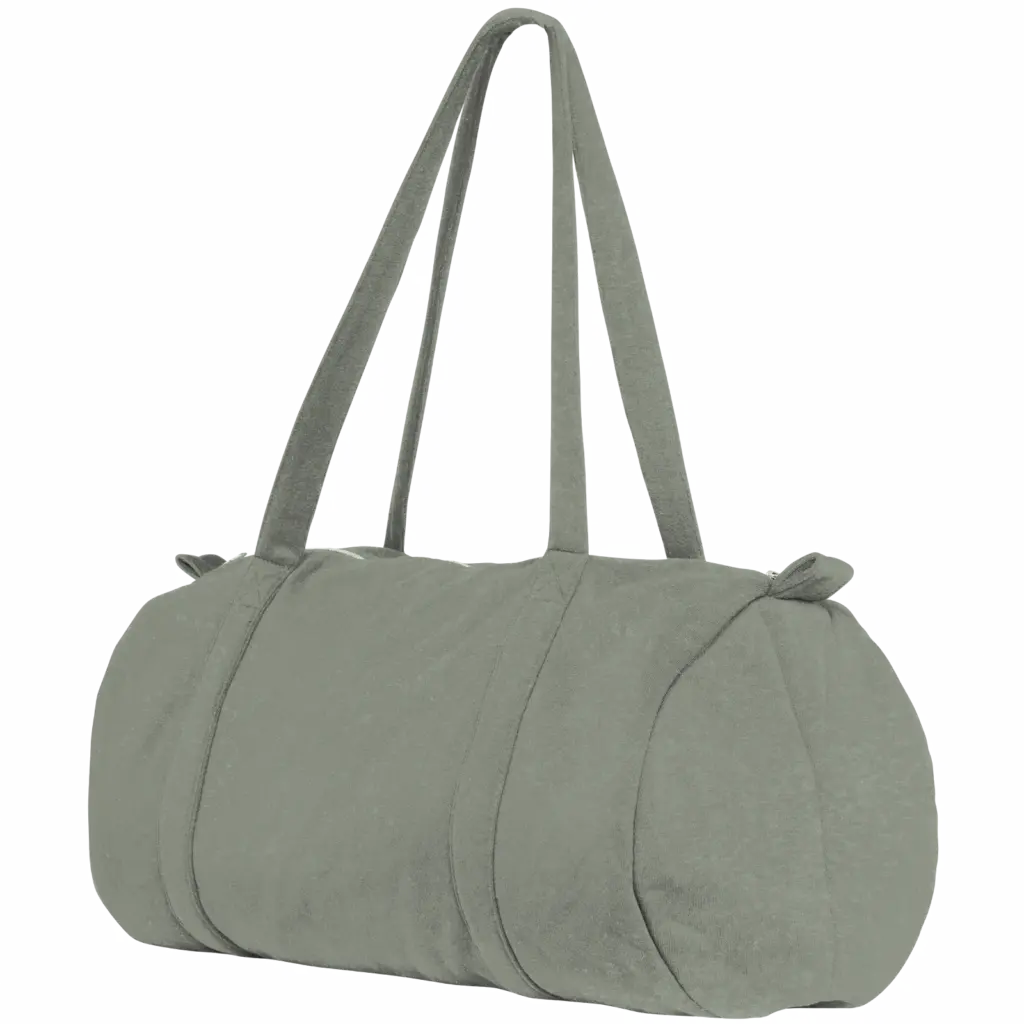 PS_NS106-S_ALMONDGREEN - Hidalgo Duffeltas van fleece, almond green — productfoto 5
