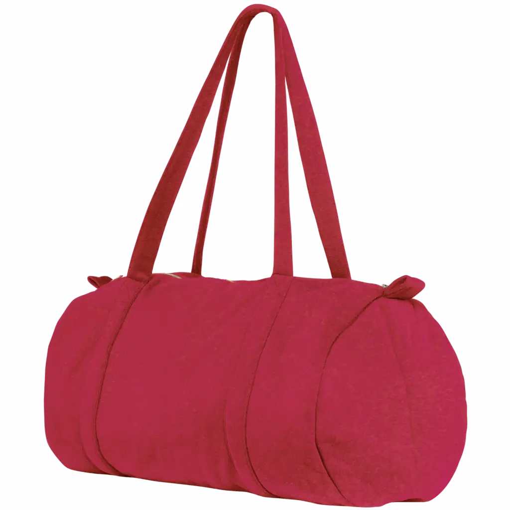 PS_NS106-S_HIBISCUSRED - Hidalgo Duffeltas van fleece, hibiscus red — productfoto 7