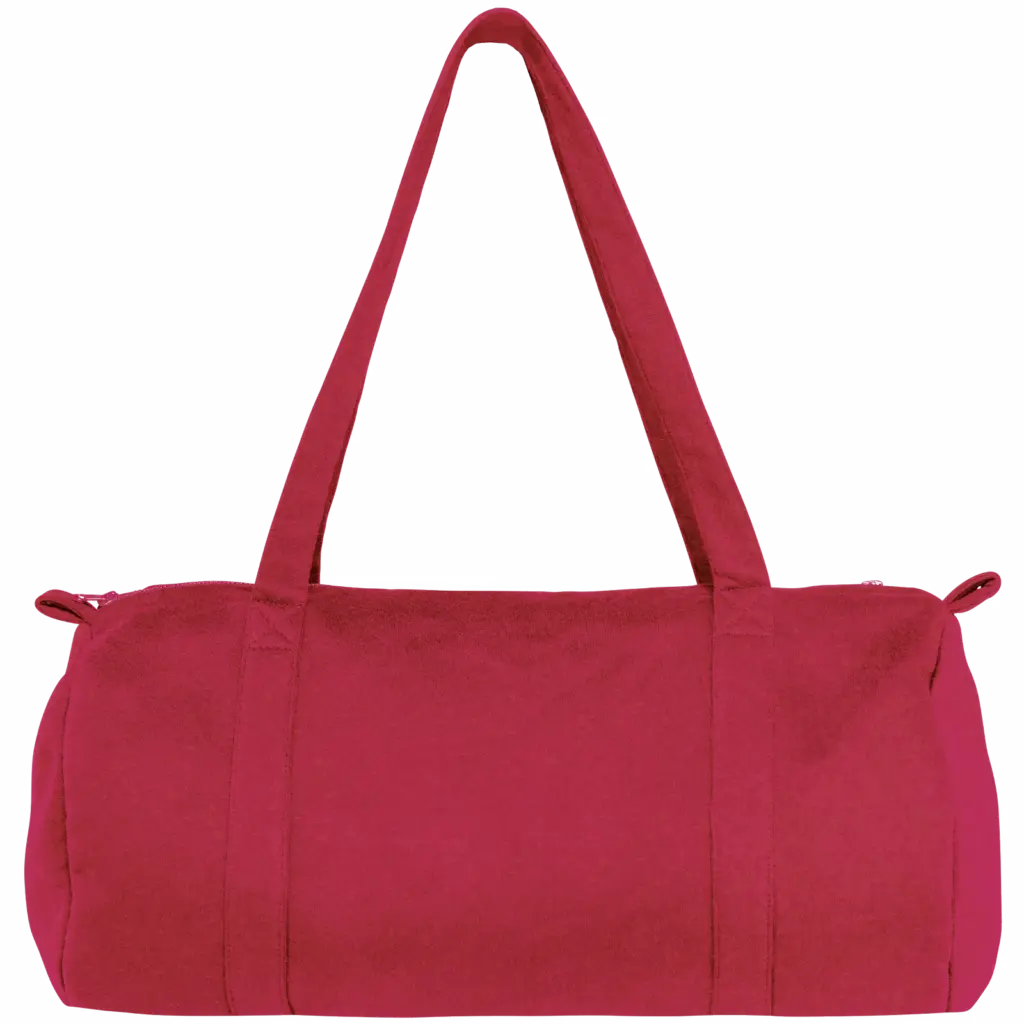 Duffeltas van fleece, hibiscus red — productfoto 8