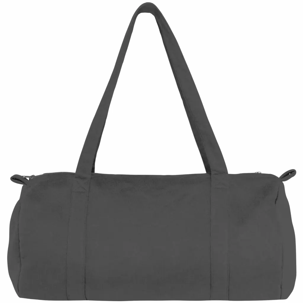 Duffeltas van fleece, iron grey — productfoto 9
