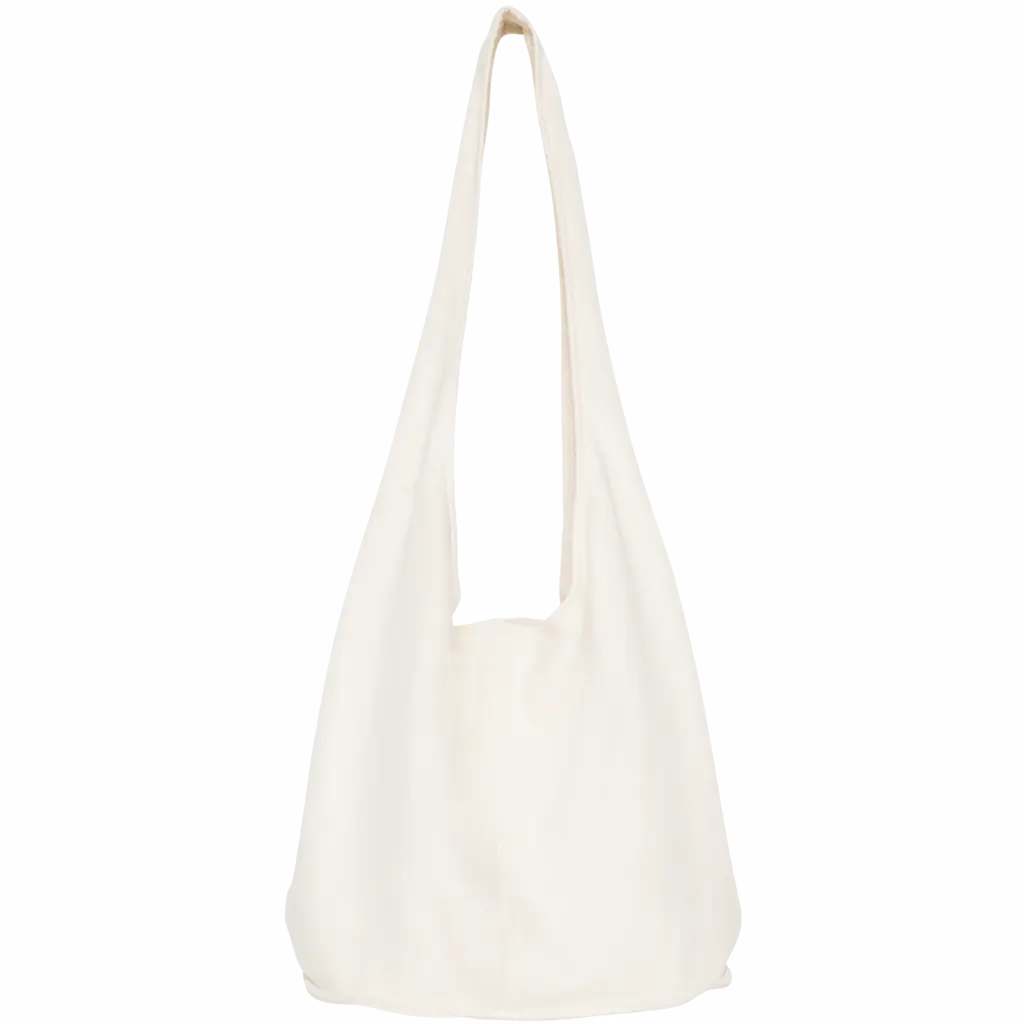 PS_NS107_IVORY - Katoenendraagtassen Schoudertas van fleece, ivory — productfoto 8