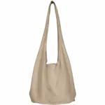 PS_NS107_WETSAND - Katoenendraagtassen Schoudertas van fleece, wet sand — productfoto 10