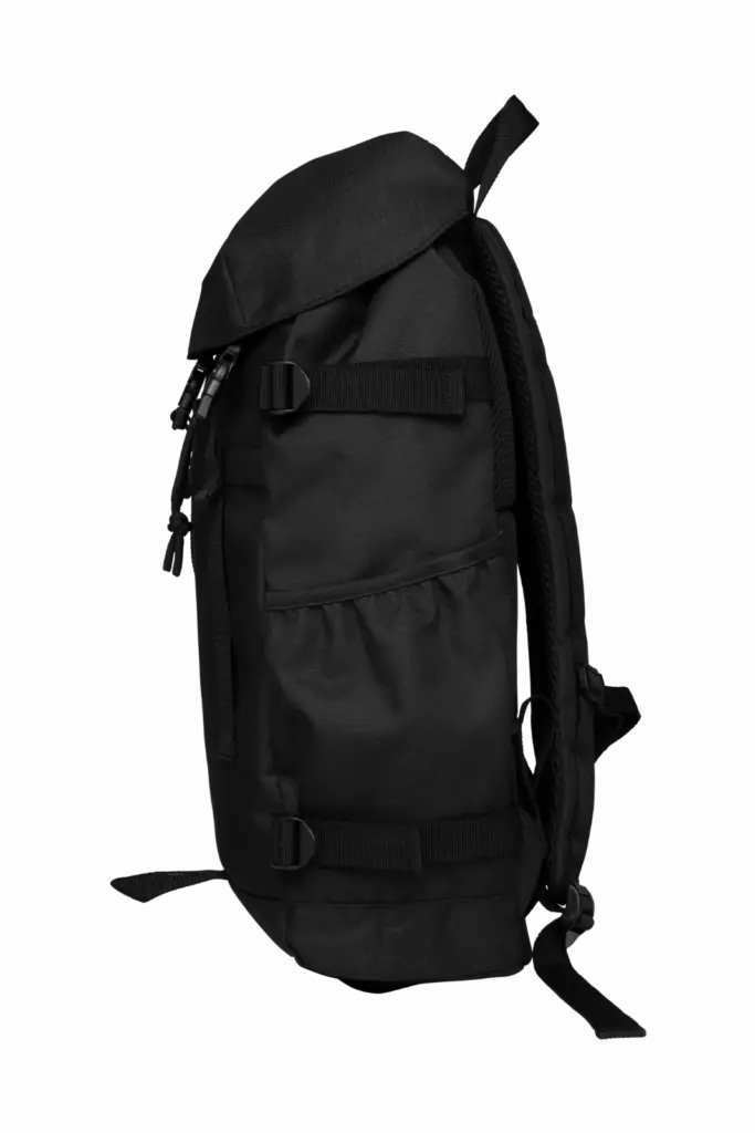PS_NS109-S_BLACK - Hidalgo Ecologische uniseks rugzak, black — productfoto 5