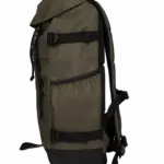 PS_NS109-S_ORGANICKHAKI-BLACK - Hidalgo Ecologische uniseks rugzak, organic khaki / black — productfoto 7