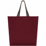 Grote ecologische shopper, rosewood / desert sand / horizon blue stripes — productfoto 6