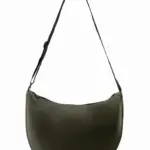 PS_NS119_ORGANICKHAKI-BLACK - Hidalgo NS119 - Duurzame halvemaan crossbodytas., organic khaki / black — productfoto 2