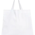 Lange ecologische shopper, cloud white — productfoto 5