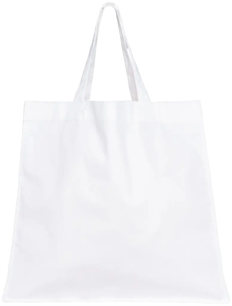 Lange ecologische shopper, cloud white — productfoto 5