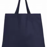 Lange ecologische shopper, navy blue — productfoto 6
