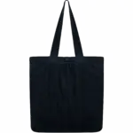 Ecologische verwassen tas van ribfluweel, washed navy blue — productfoto 6
