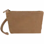Ecologisch verwassen tasje van ribfluweel, washed dark camel — productfoto 5