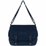 Ecologische verwassen reistas, washed navy blue — productfoto 11