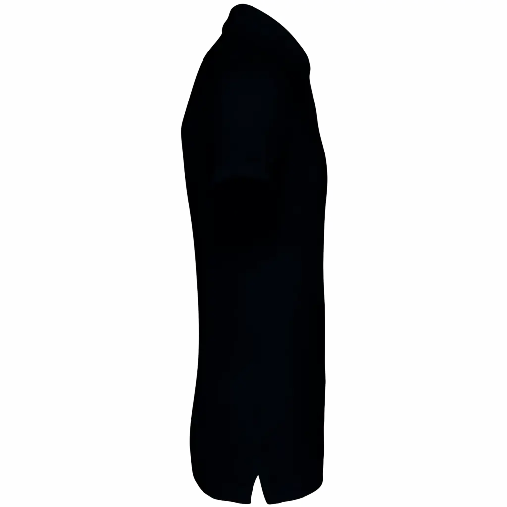 PS_NS200-S_BLACK - Hidalgo-werbeartikel Ecologische herenpolo, black — productfoto 6