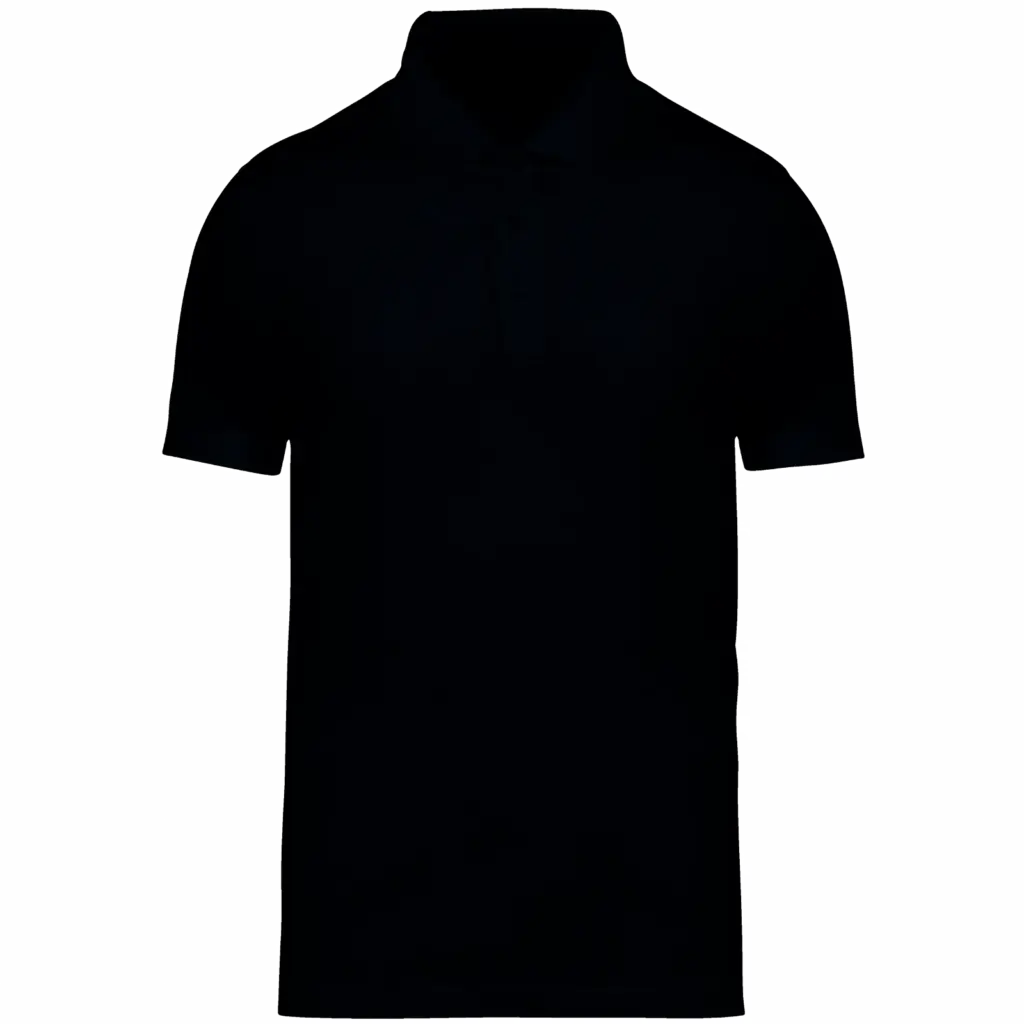 Ecologische herenpolo, black — productfoto 7
