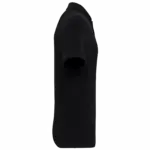 Ecologische herenpolo van piquétricot met afhangende schouders, black — productfoto 5