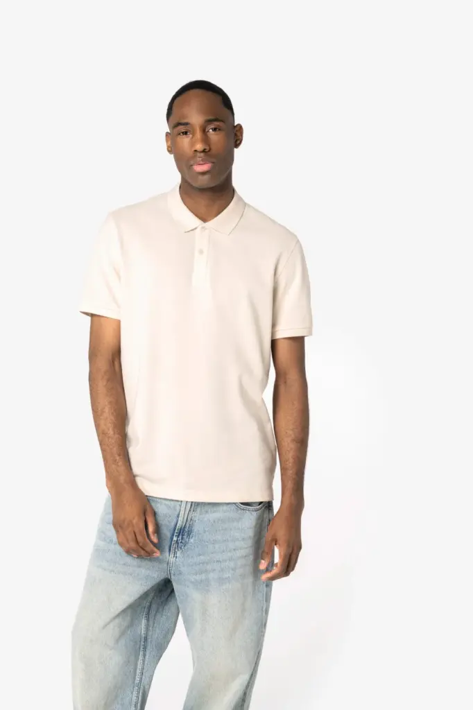 Ecologische herenpolo in piquétricot