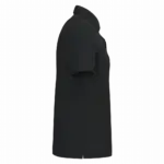 Ecologische herenpolo in piquétricot, black — productfoto 6