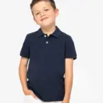 Ecologische kinderpolo van piquétricot — productfoto 3