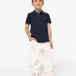 Ecologische kinderpolo van piquétricot — productfoto 4
