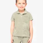 Ecologische badstof kinderpolo