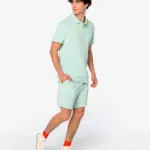 Ecologische badstof herenpolo — productfoto 4