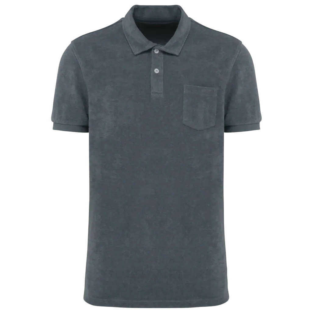 Frottee Polo NS227 bedrucken Bio Brusttasche Herren XS-3XL — Produktfoto 11