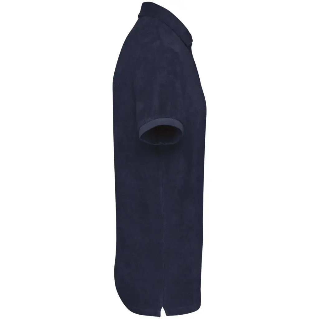 Ecologische badstof herenpolo, navy blue — productfoto 11