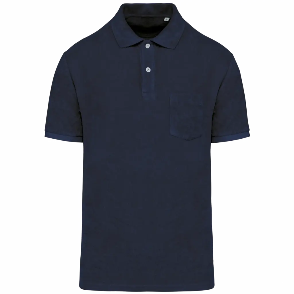 Frottee Polo NS227 bedrucken Bio Brusttasche Herren XS-3XL — Produktfoto 12