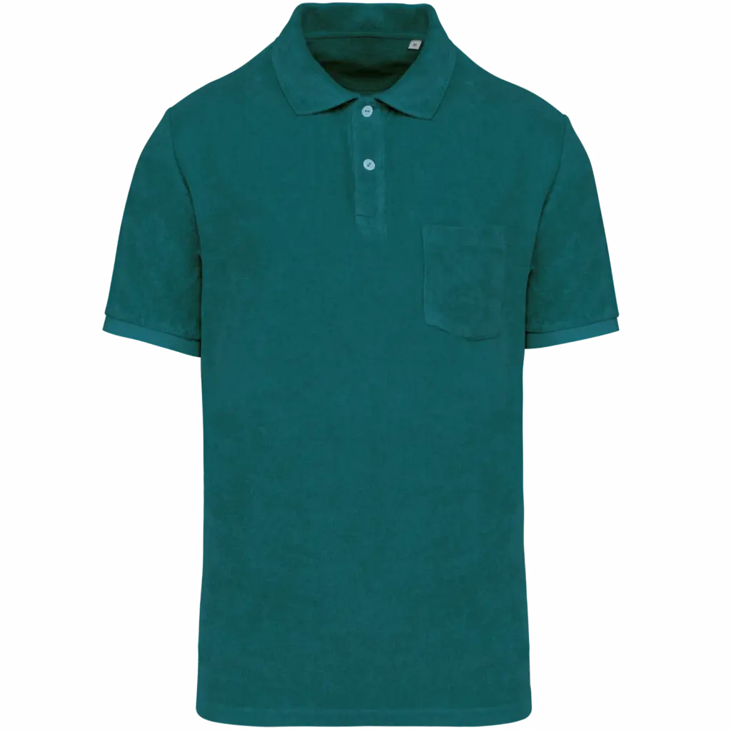 Frottee Polo NS227 bedrucken Bio Brusttasche Herren XS-3XL — Produktfoto 16