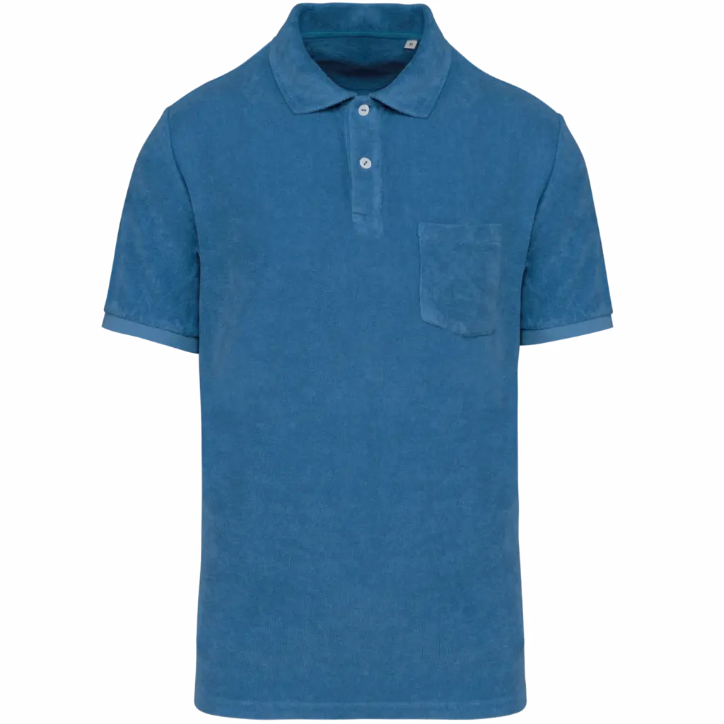Frottee Polo NS227 bedrucken Bio Brusttasche Herren XS-3XL — Produktfoto 17