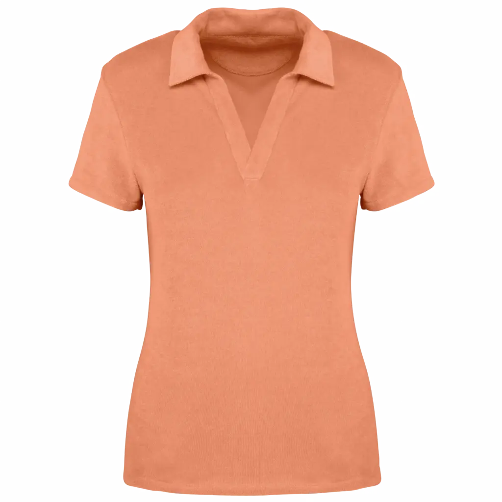 Damen Poloshirt NS228 bedrucken Frottee Bio-Baumwolle XS-XL — Produktfoto 6