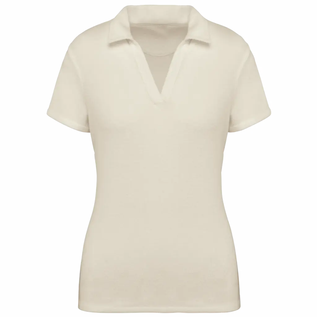 Damen Poloshirt NS228 bedrucken Frottee Bio-Baumwolle XS-XL — Produktfoto 7