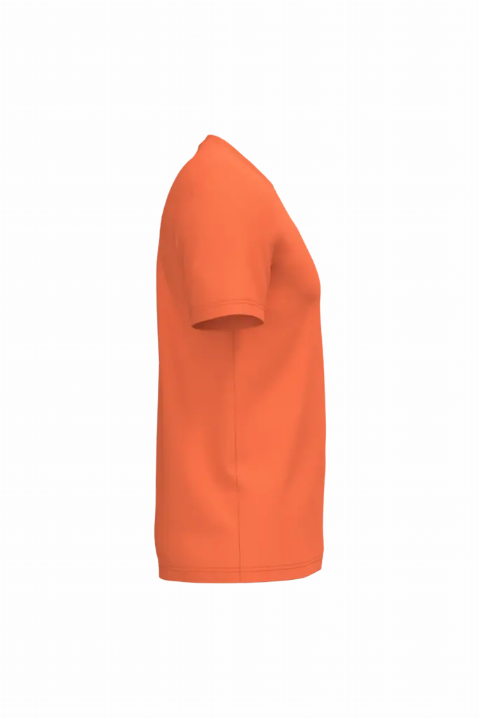 Ecologische uniseks T-shirt, butternut — productfoto 13