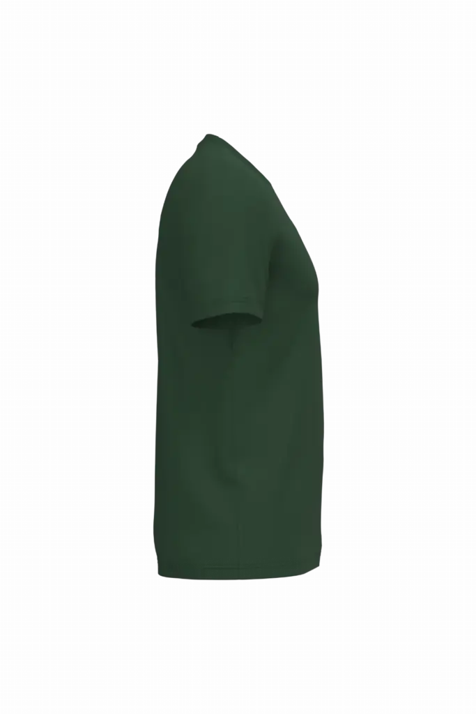 Ecologische uniseks T-shirt, forest green — productfoto 23