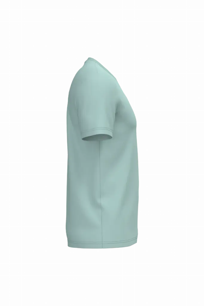 Ecologische uniseks T-shirt, jade green — productfoto 28