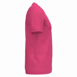Ecologische uniseks T-shirt, raspberry sorbet — productfoto 45