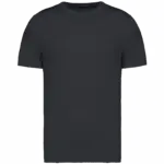 Ecologisch uniseks T-shirt, volcano grey heather — productfoto 4
