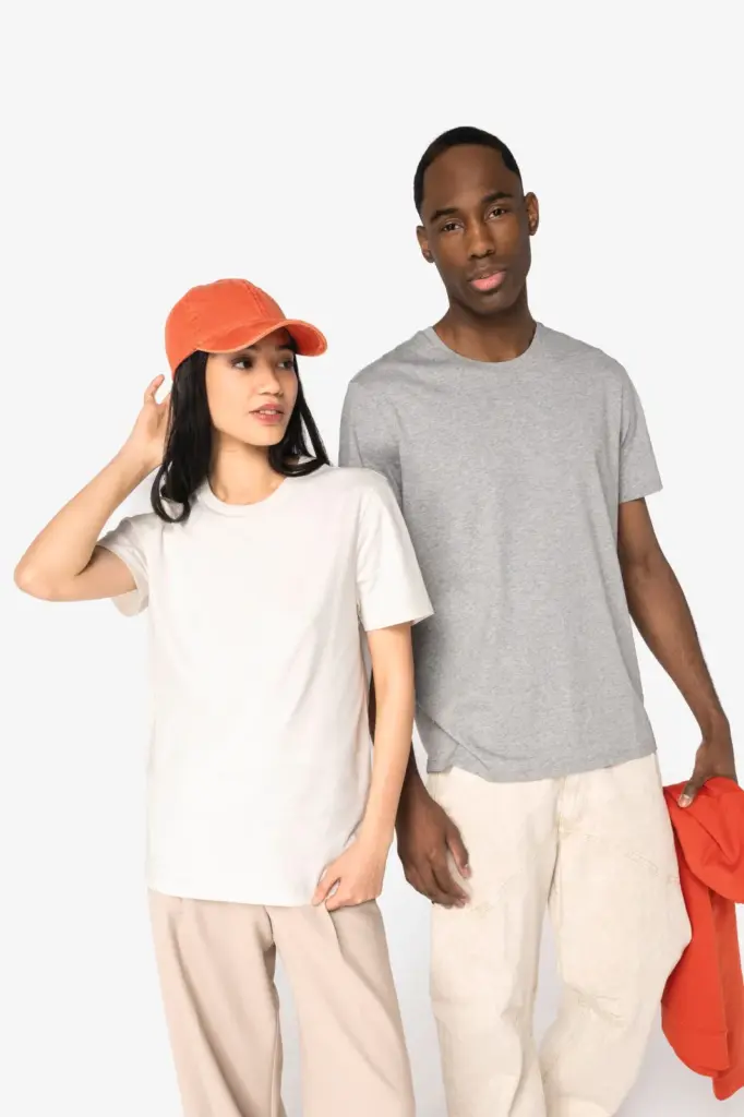 Ecologische uniseks T-shirt — productfoto 3