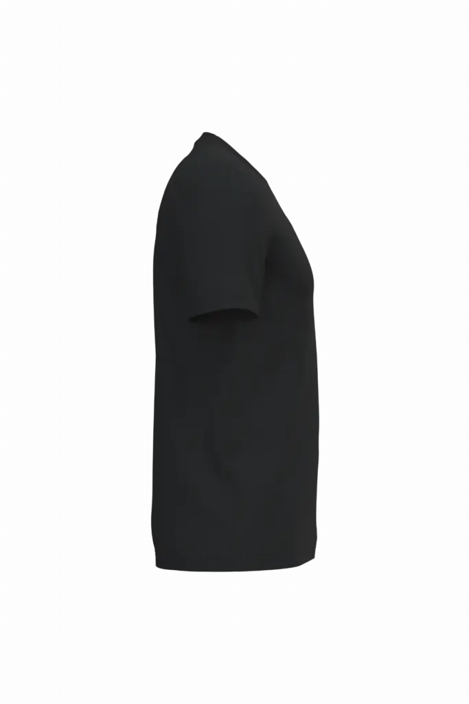 Ecologische uniseks T-shirt, black — productfoto 8
