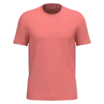 Ecologische uniseks T-shirt, light coral — productfoto 37