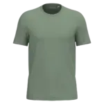 Ecologische uniseks T-shirt, moss green — productfoto 40