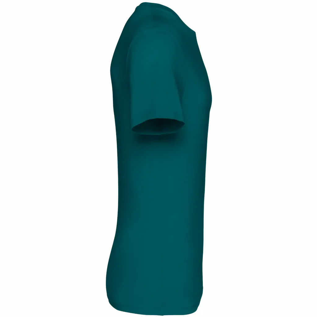 Ecologische uniseks T-shirt, peacock green — productfoto 30