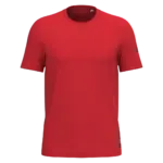 Ecologische uniseks T-shirt, poppy red — productfoto 47