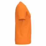Ecologische uniseks T-shirt, tangerine — productfoto 36