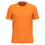 Ecologische uniseks T-shirt, tangerine — productfoto 51