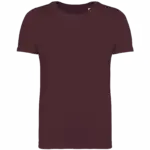 Ecologisch kinder T-shirt, dark cherry — productfoto 7