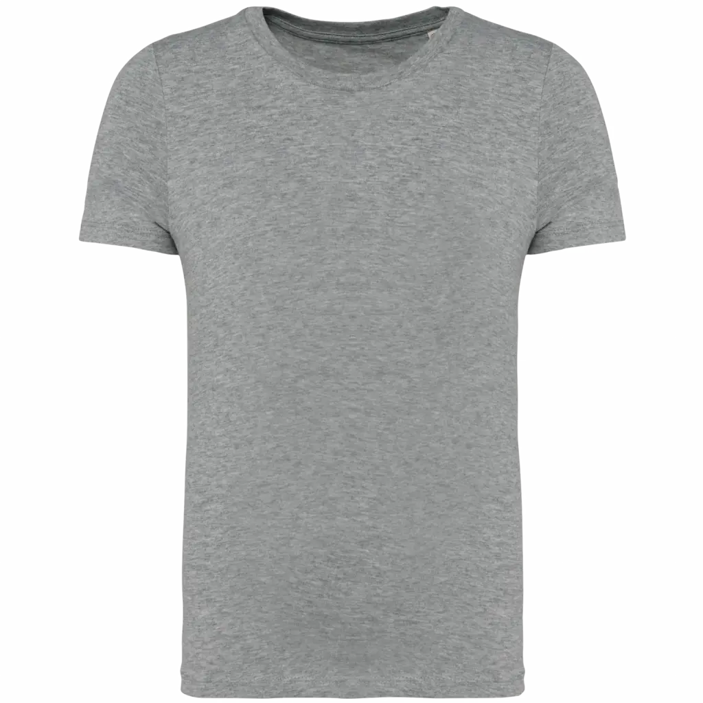 Ecologisch kinder T-shirt, moon grey heather — productfoto 11