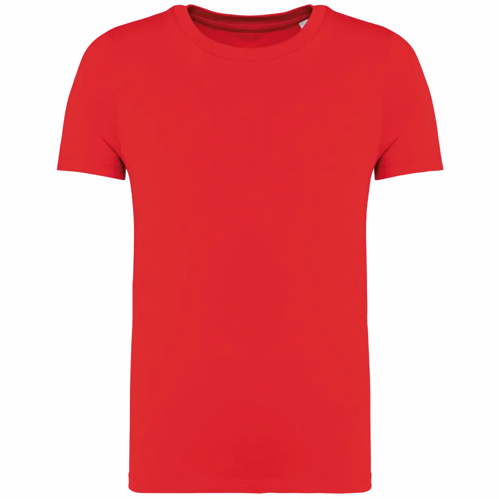 Ecologisch kinder T-shirt, poppy red — productfoto 16