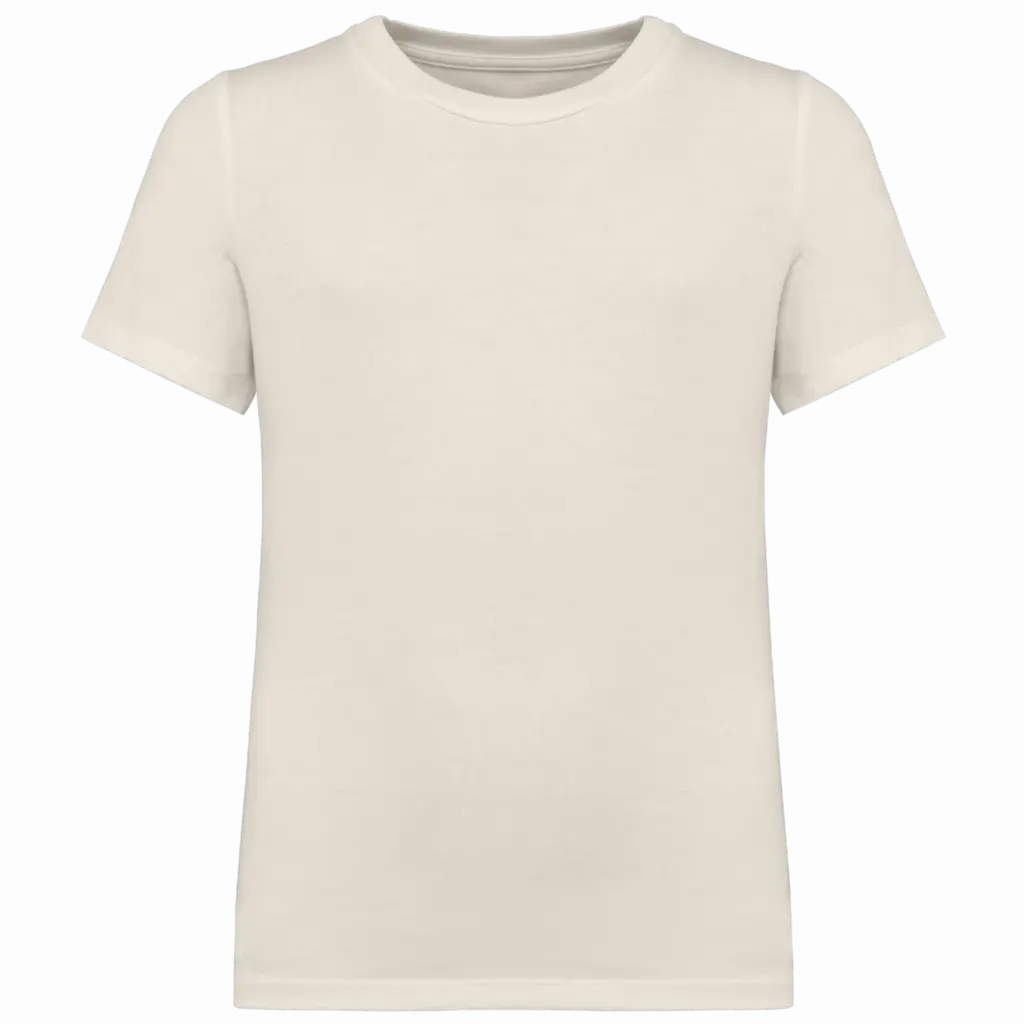 Ecologisch kinder T-shirt, raw natural — productfoto 18